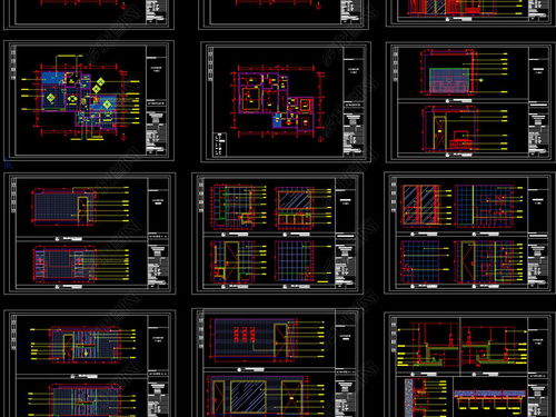 精品豪華家裝裝修設(shè)計 全方位施工圖與效果圖解析